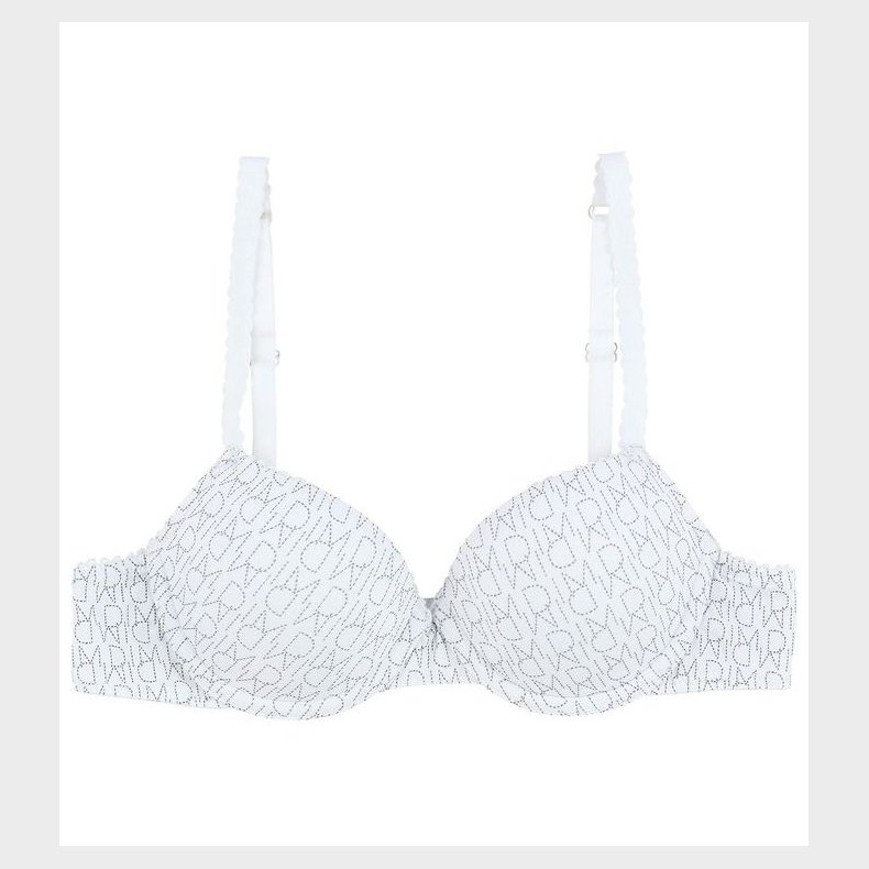 DIM BH m. Bjle - Mikrofiber - Hvid m. Logo