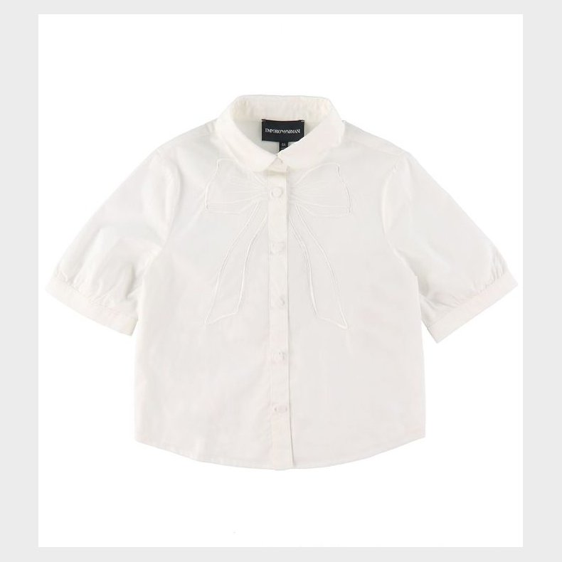 Emporio Armani Skjorte k/ - Hvid m. Sljfe