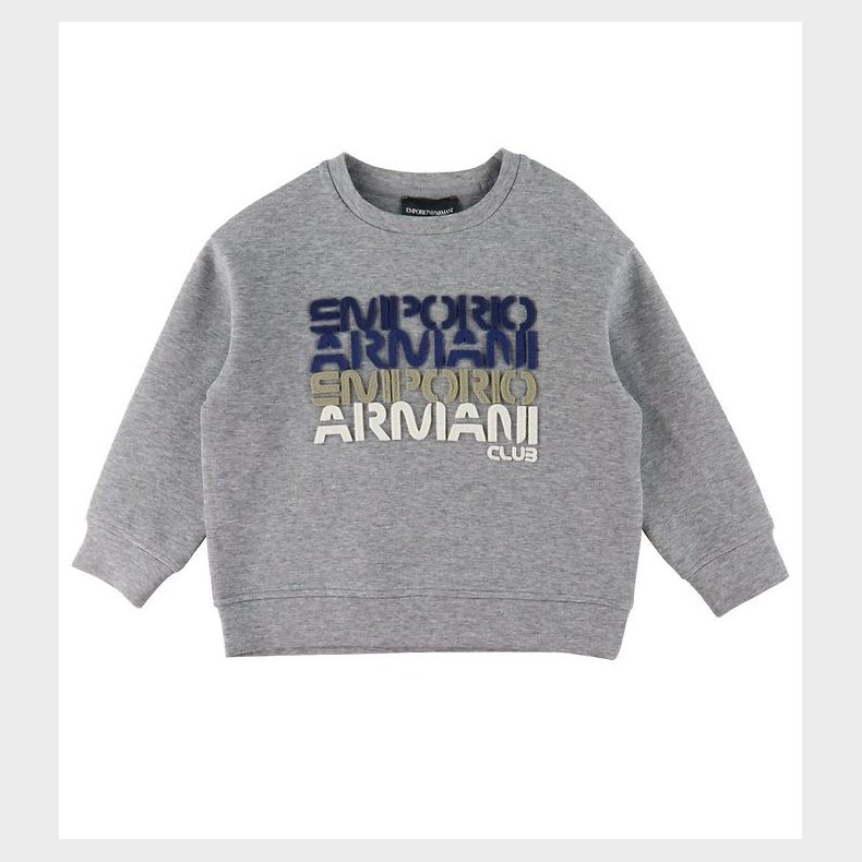 Emporio Armani Bluse - Grmeleret m. Tekst