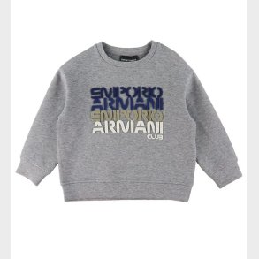 Emporio Armani Bluse - Grmeleret m. Tekst