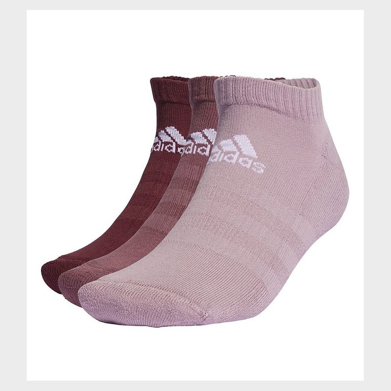 adidas Performance Str�mper - Cush Low - 3-pak - Rosa/Lilla