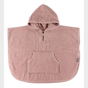 Nrgaard Madsens Badeponcho m. Htte/Lomme - 70x50 cm - Pale Mau