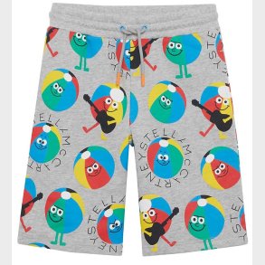 Stella McCartney Kids Sweatshorts - Grmeleret m. Badebolde