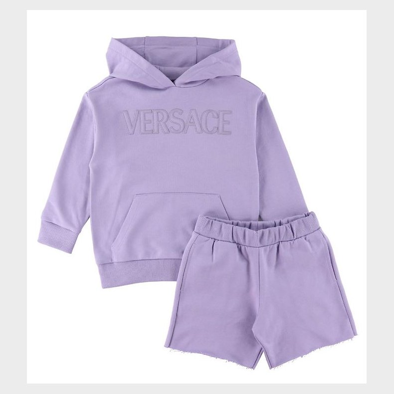 Versace Sweatst - Orchid m. Logo