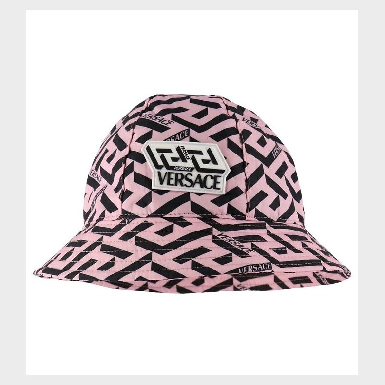 Versace Sommerhat - Sort/Rosa m. Logo