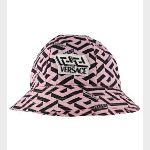 Versace Sommerhat - Sort/Rosa m. Logo