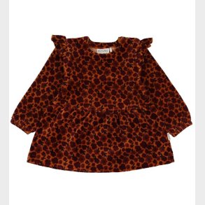 Minymo Kjole - Velour - Pumkin Spice