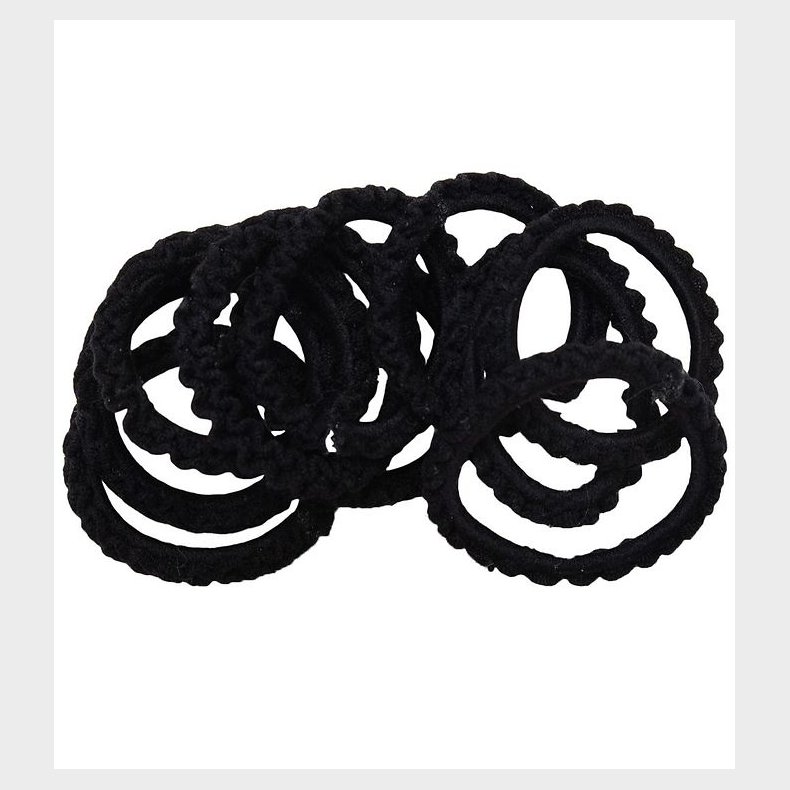 Little Wonders H�relastikker - Liv - 10-Pak - Sort