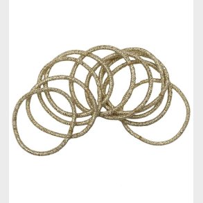 Little Wonders Hrelastikker - Rosa - 10-Pak - Champagne Glitter