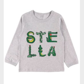 Stella McCartney Kids Bluse - Grmeleret m. Tryk