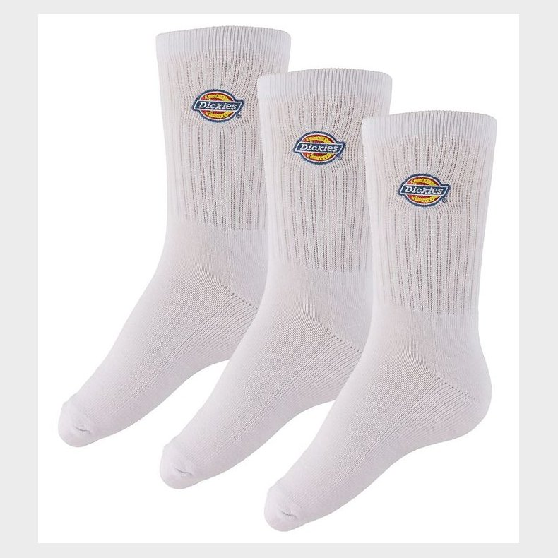 Dickies Strmper - 3-pak - Valley Grove - Hvid