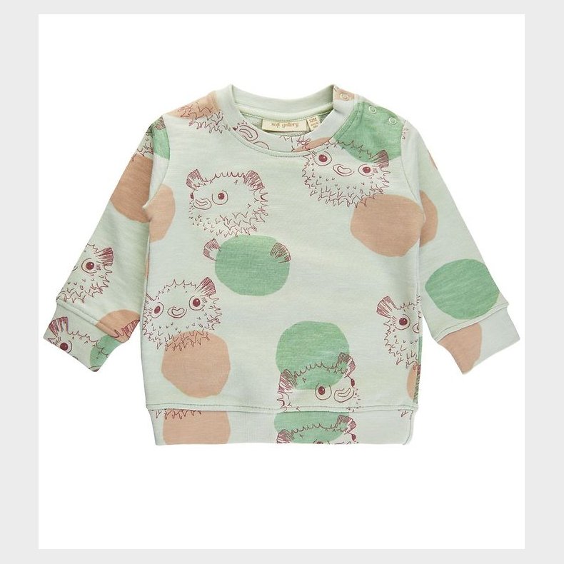 Soft Gallery Sweatshirt - Buzz Puffer - Pale Aqua