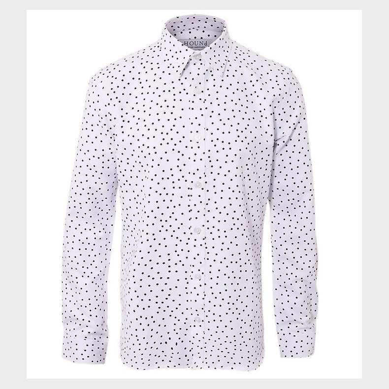 Hound Skjorte - Hvid m. Prikker
