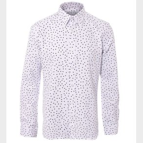 Hound Skjorte - Hvid m. Prikker