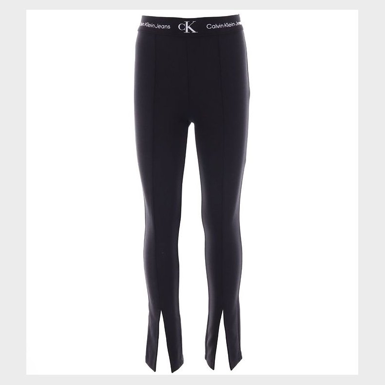 Calvin Klein Bukser - Punto Tape Slit - Sort