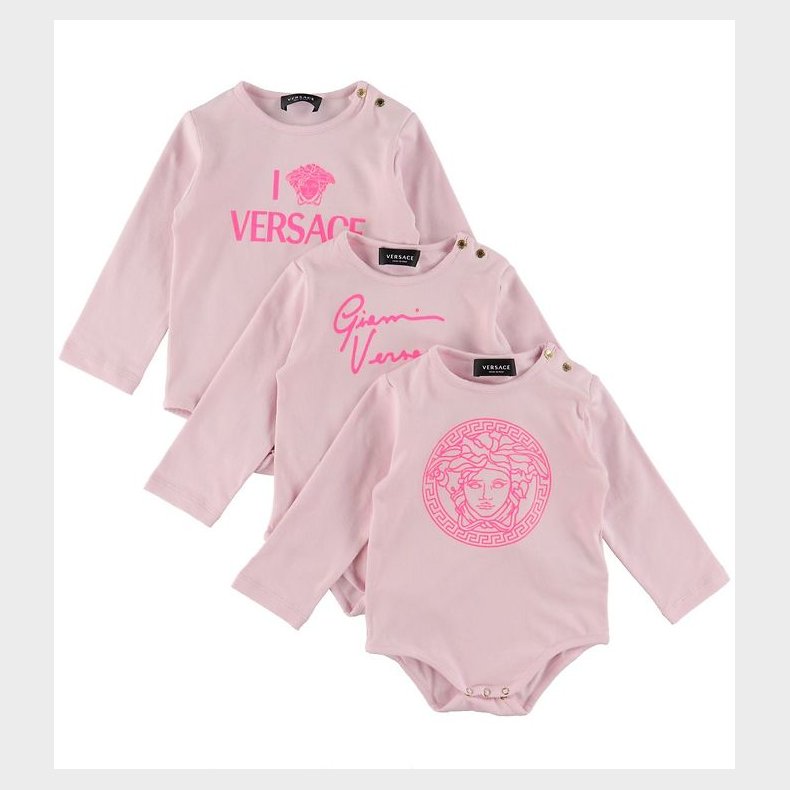 Versace Gaveske - Body l/ - 3-pak - Lyserd