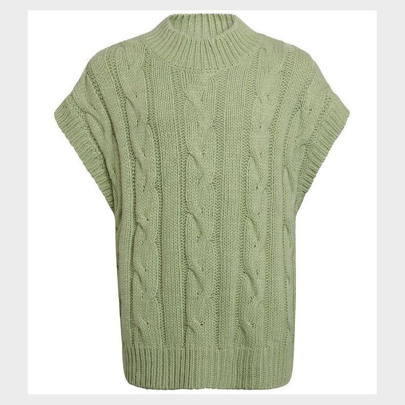 Grunt Vest - Strik - Brie - Light Green