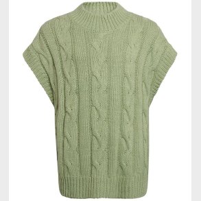 Grunt Vest - Strik - Brie - Light Green