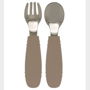 Tiny Tot Bestik - 2 Dele - Chinchilla