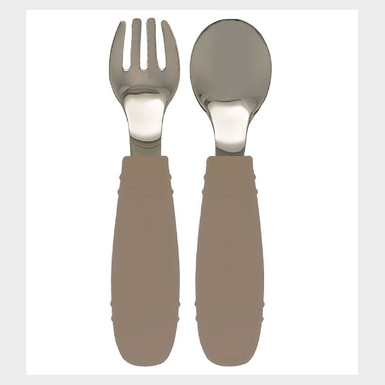 Tiny Tot Bestik - 2 Dele - Chinchilla