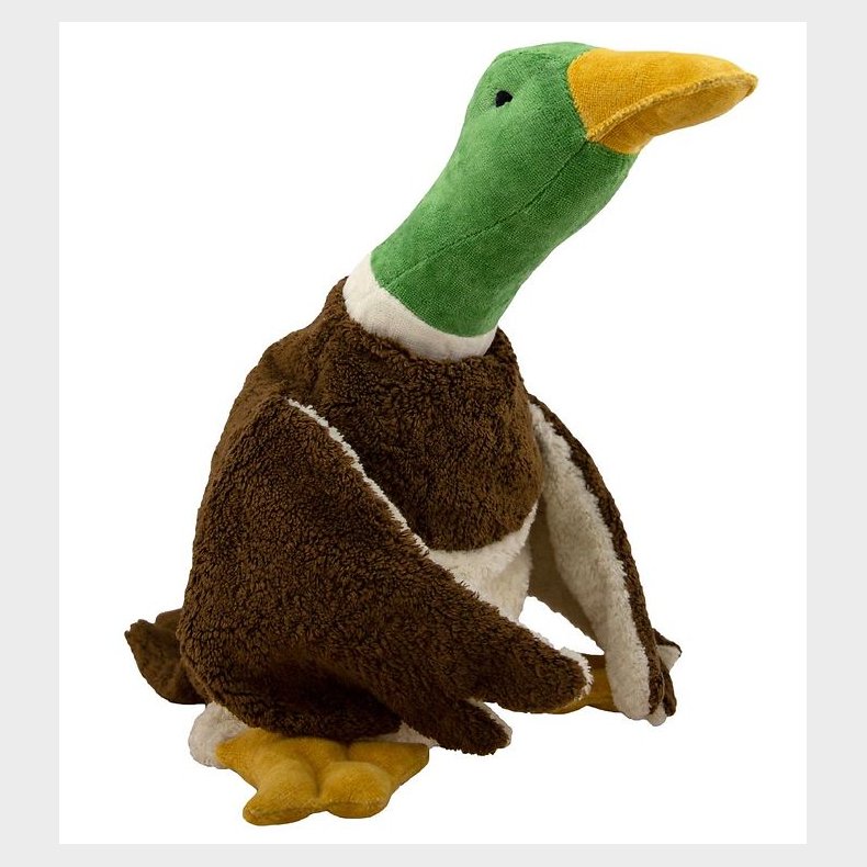 Senger Naturwelt Varmepude - Stor - 75 cm - And - Brun/Hvid/Gr�n