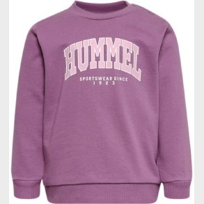 Hummel Sweatshirt - HmlFast Lime - Argyle Purple