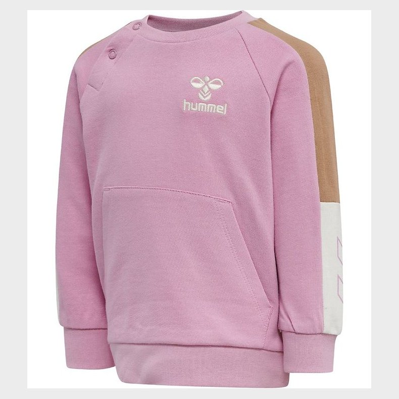 Hummel Sweatshirt - hmlAnju - Rosa/Brun