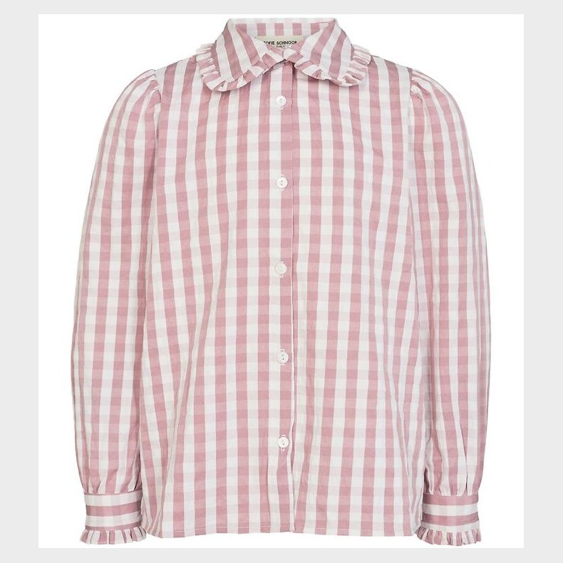 Petit by Sofie Schnoor Skjorte - Dark Rose m. Tern