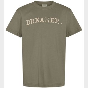 Petit by Sofie Schnoor T-Shirt - Dusty Green m. Tekst