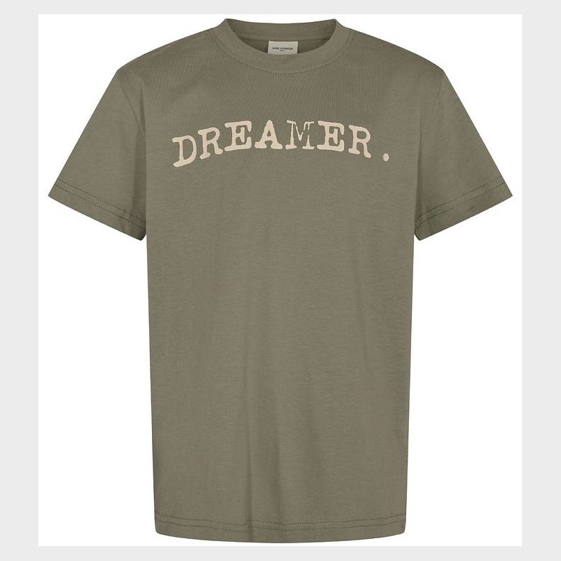 Petit by Sofie Schnoor T-Shirt - Dusty Green m. Tekst