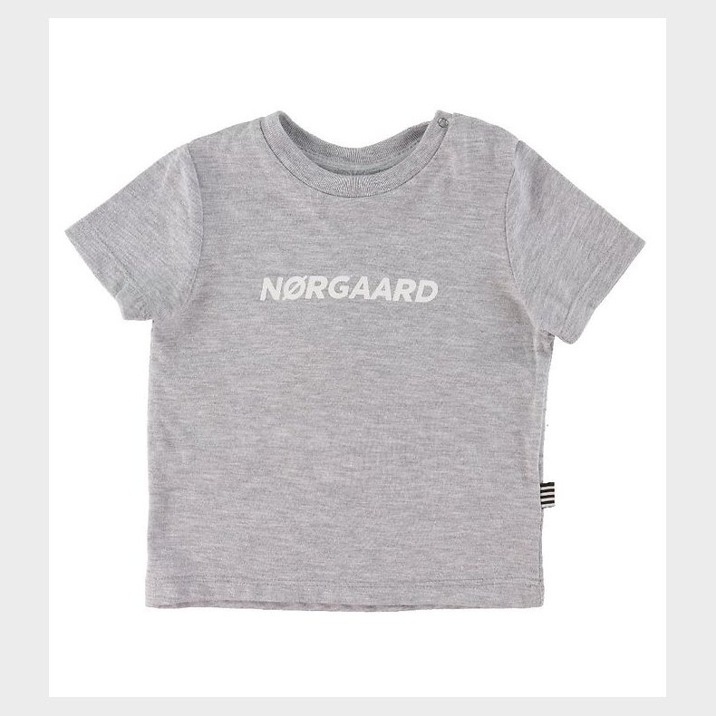 Mads Nrgaard T-shirt - Taurus - Grmeleret m. Hvid