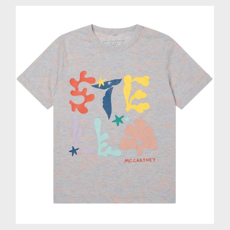 Stella McCartney Kids T-shirt - Grmeleret m. Print