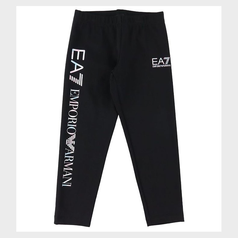 EA7 Leggings - 3/4 - Sort m. Pastel