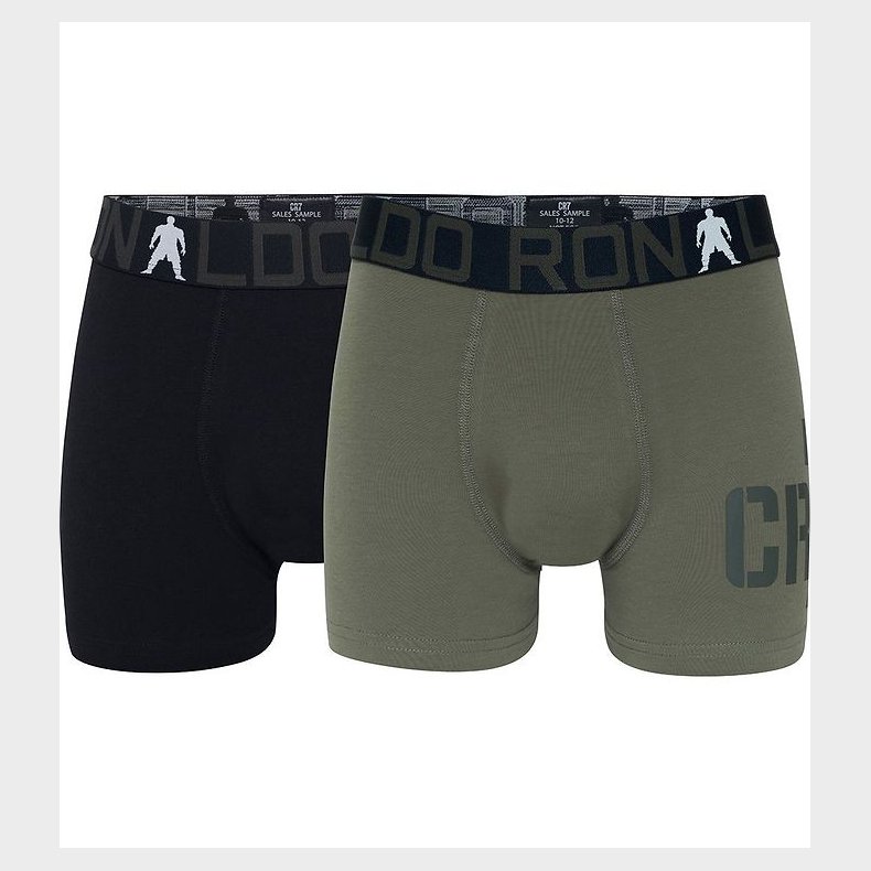 CR7 Boxershorts - 2-pak - Bambus - Sort/Army