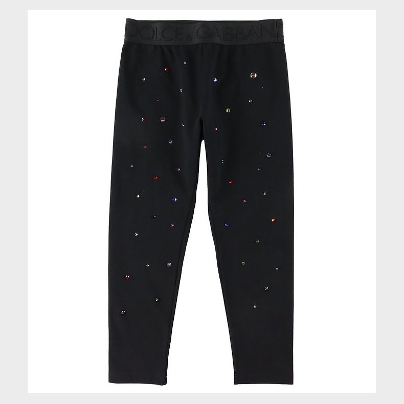 Dolce & Gabbana Leggings - Light Therapy - Sort m. Similisten