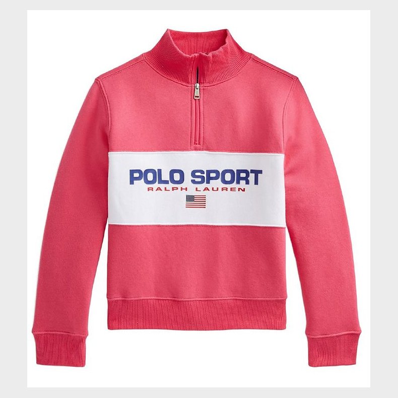 Polo Ralph Lauren Sweatshirt m. Lynl�s - Polo Sport - Pink m. Pr