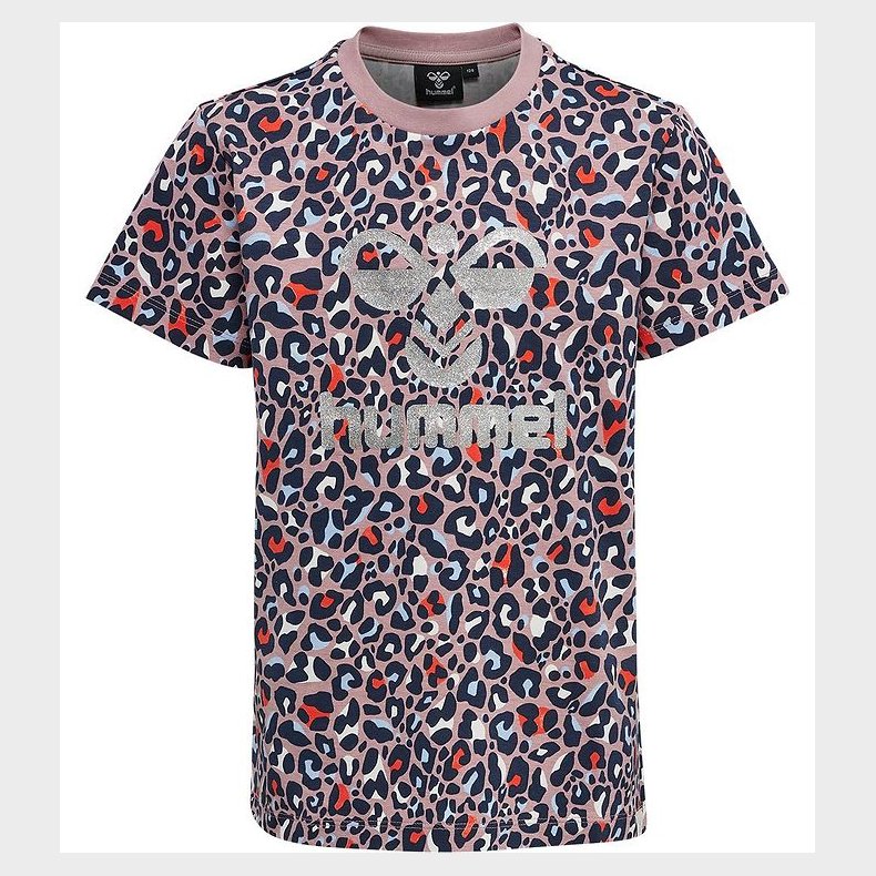 Hummel T-shirt - hmlLeo - Woodrose