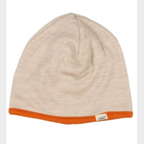 Voksi Hue - Uld - 2-lags - Vendbar - Melange Sand/Warm Orange