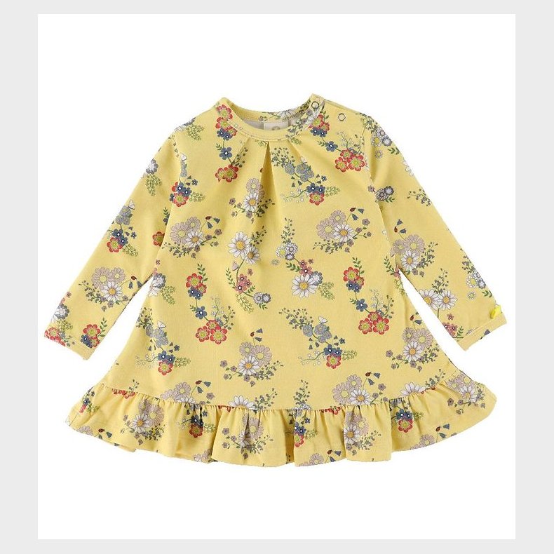 Smallstuff Kjole - Flower Garden - Soft Yellow