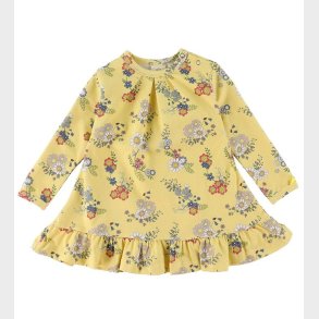 Smallstuff Kjole - Flower Garden - Soft Yellow