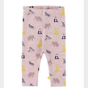 Smallstuff Leggings - Zoo Garden - Rose