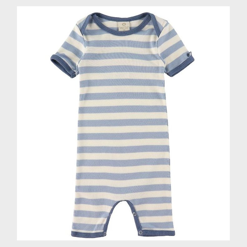 Smallstuff Sommerdragt - Striped - Denim/White