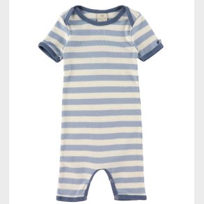 Smallstuff Sommerdragt - Striped - Denim/White