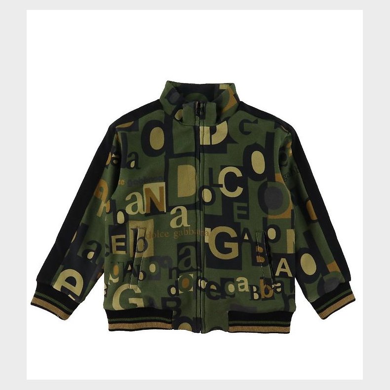 Dolce & Gabbana Cardigan - Reborn To Live - Armygrn m. Print