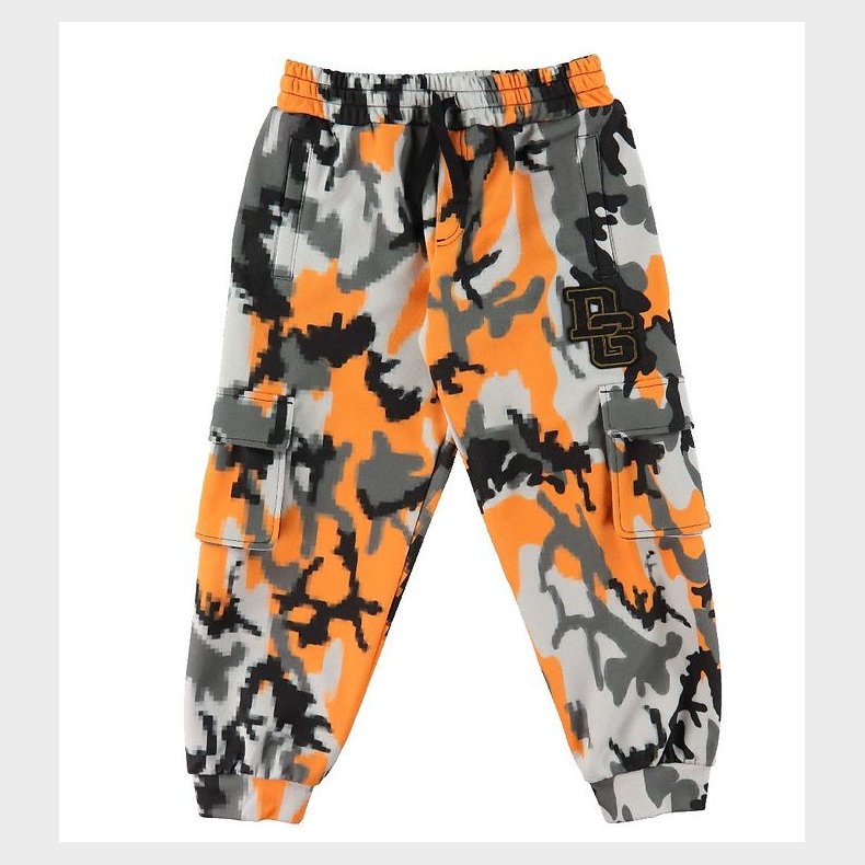 Dolce & Gabbana Bukser - Reborn To Live - Orange/Gr Camouflage