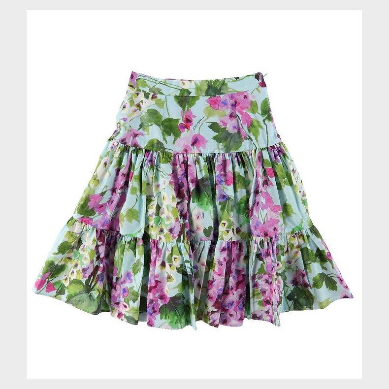 Dolce & Gabbana Nederdel - Renaissance - Bl/Rosablomstret