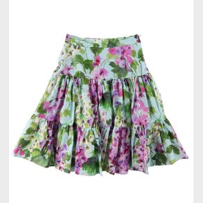 Dolce & Gabbana Nederdel - Renaissance - Bl/Rosablomstret