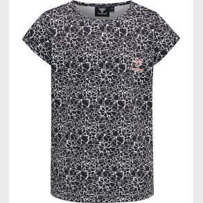 Hummel T-shirt - hmlNanna - Sort/Hvid
