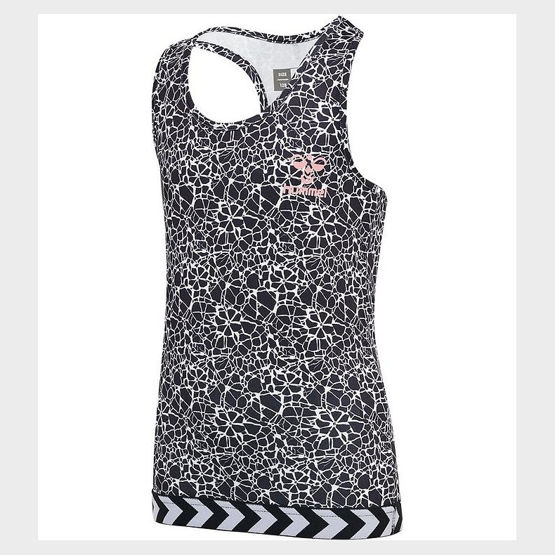 Hummel Top - hmlNanna - Sort/Hvid