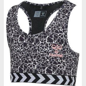 Hummel Sports Top - hmlMimmi - Sort/Hvid